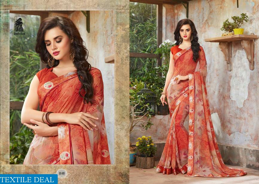 Sahiba lotus vol-8 Wholesale Fancy Fabrics Saree